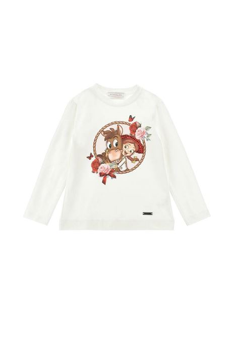 T-shirt con stampa MONNALISA KIDS | 19H601 80040001